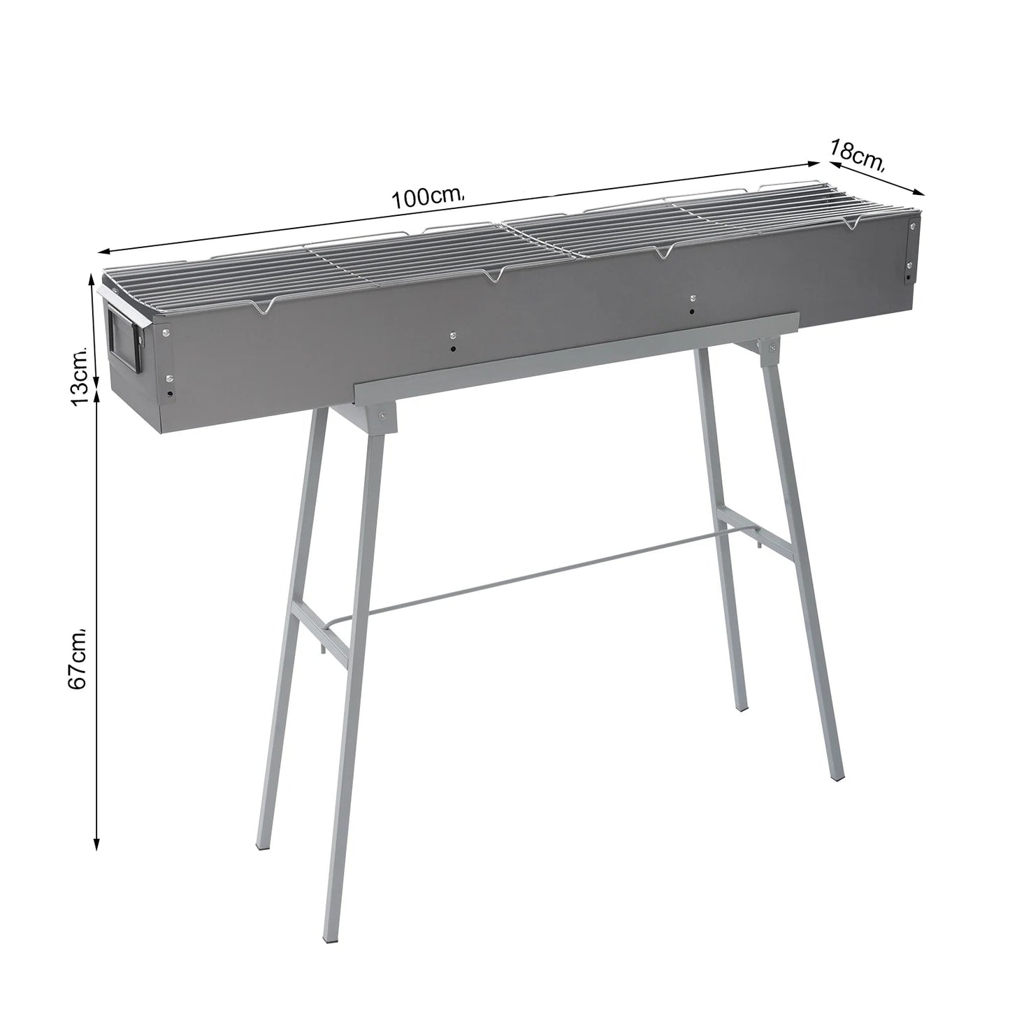 Mangal – Faltbarer Holzkohlegrill für Camping & Picknick