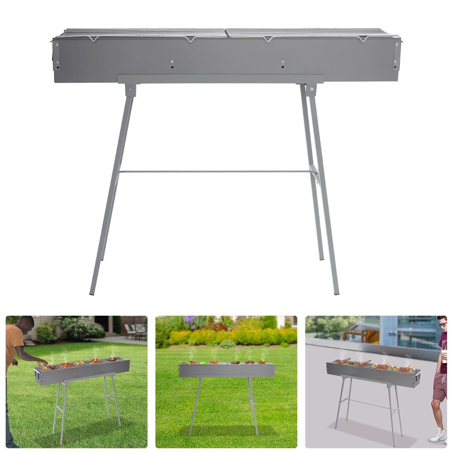 Mangal – Faltbarer Holzkohlegrill für Camping & Picknick