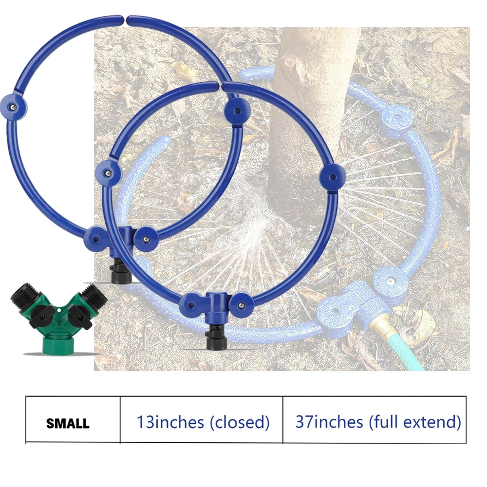 Baumbewässerungsring 360° - Effiziente Gartenbewässerung mit Y-Verteiler