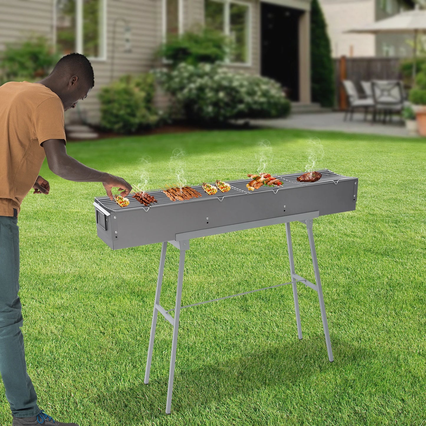 Mangal – Faltbarer Holzkohlegrill für Camping & Picknick