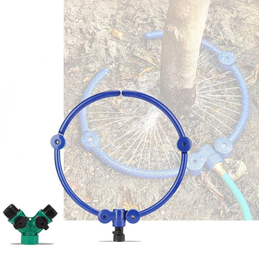 Baumbewässerungsring 360° - Effiziente Gartenbewässerung mit Y-Verteiler