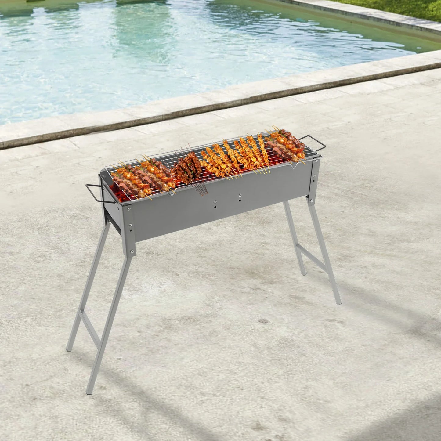 Mangal – Faltbarer Holzkohlegrill für Camping & Picknick