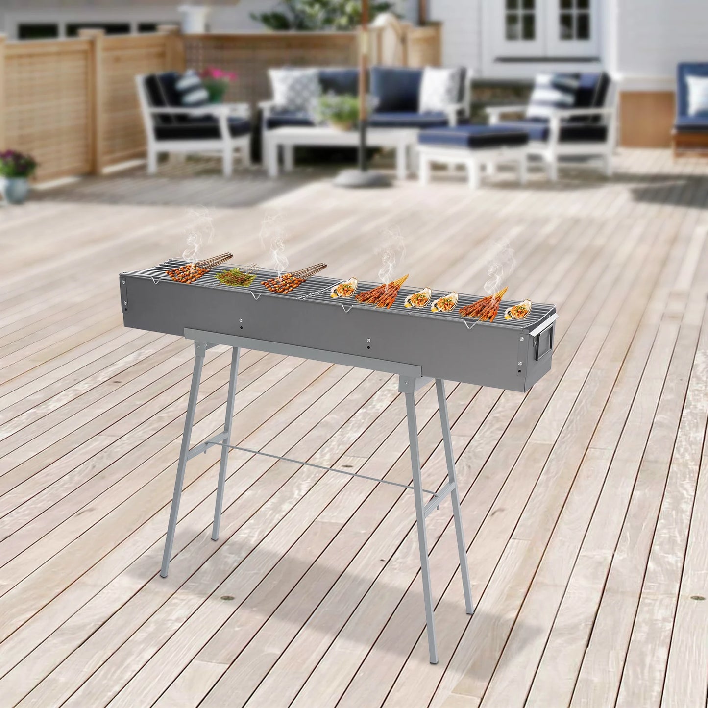 Mangal – Faltbarer Holzkohlegrill für Camping & Picknick