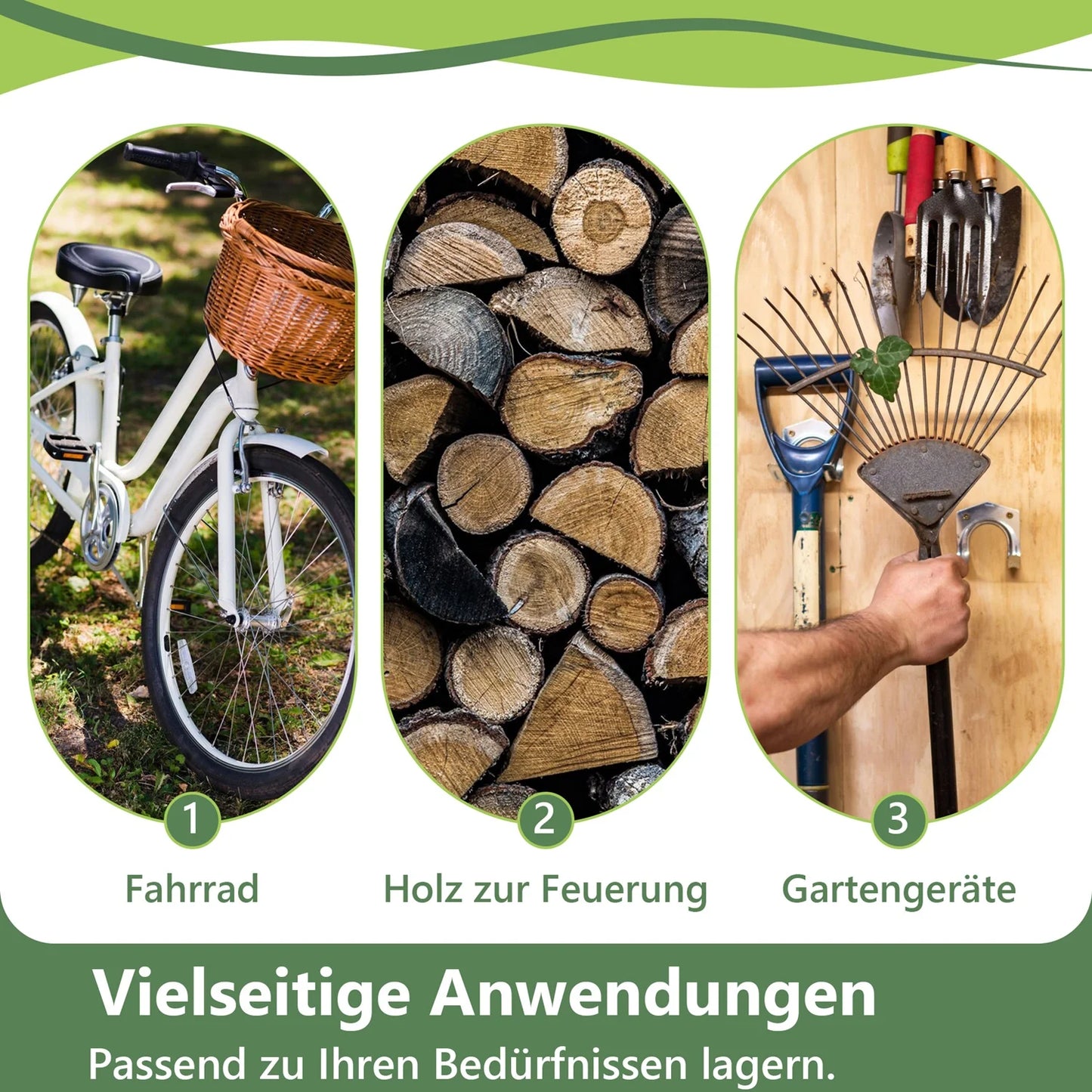 Fahrrad-Garagenzelt 190x170x200cm – Wetterschutz für Bikes & Gartengeräte