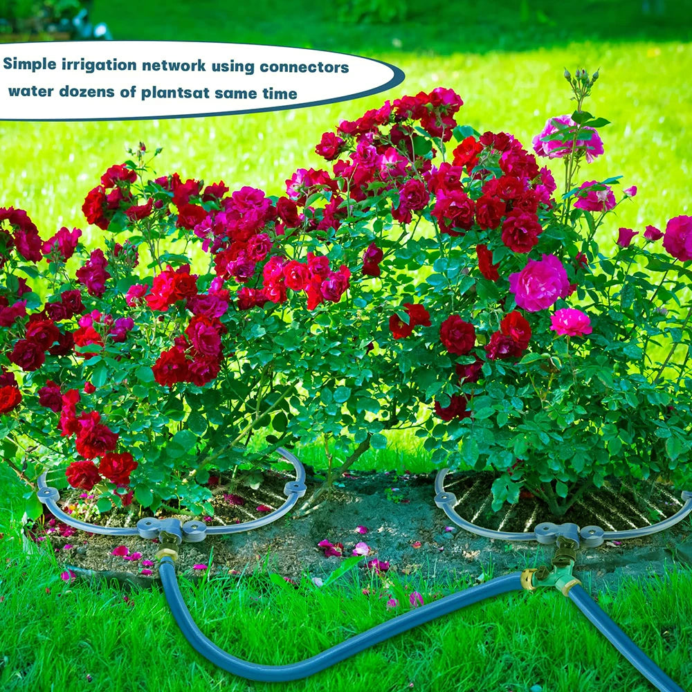 Baumbewässerungsring 360° - Effiziente Gartenbewässerung mit Y-Verteiler