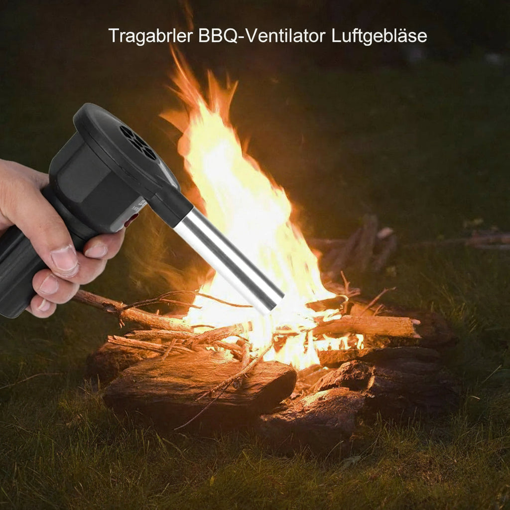 Grillventilator batteriebetrieben – Kompaktes Gebläse für Holzkohlegrill