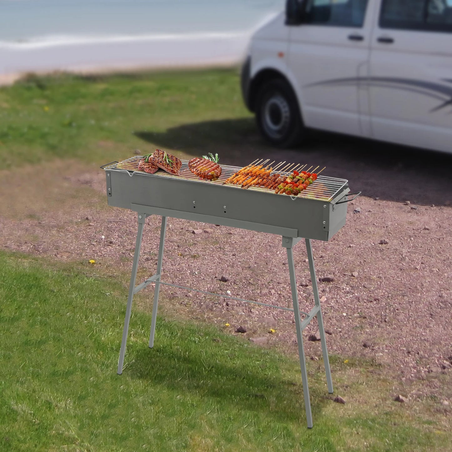 Mangal – Faltbarer Holzkohlegrill für Camping & Picknick