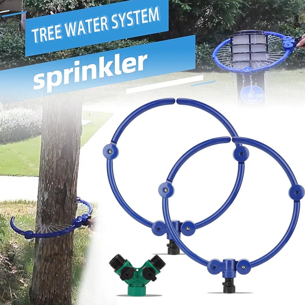 Baumbewässerungsring 360° - Effiziente Gartenbewässerung mit Y-Verteiler