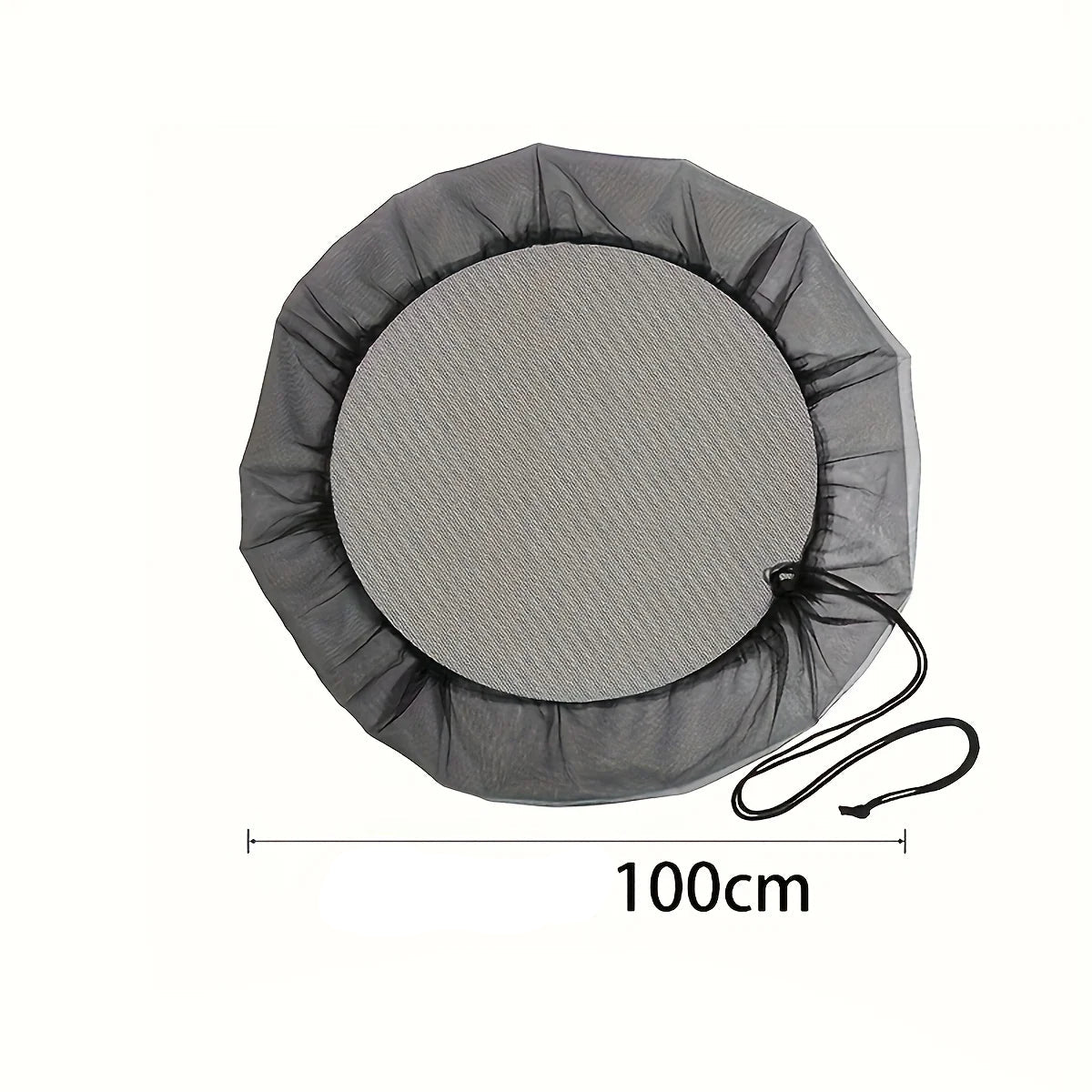 Regentonne Abdecknetz mit Kordelzug - Hält Laub und Mücken fern